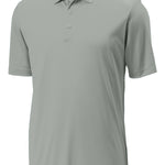 Silver Sporttek polo, front view