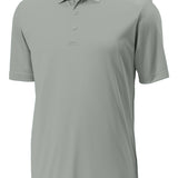 Silver Sporttek polo, front view