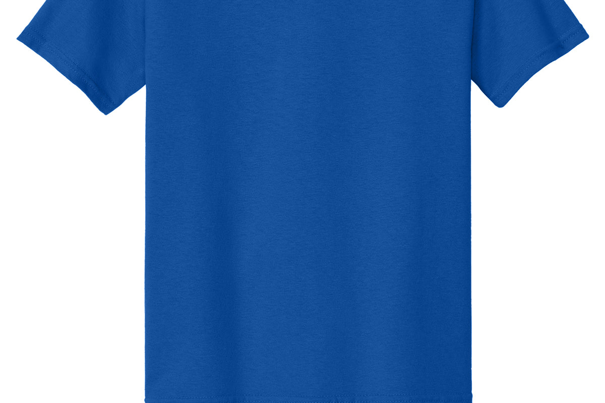 Representative royal blank youth T-shirt, front view