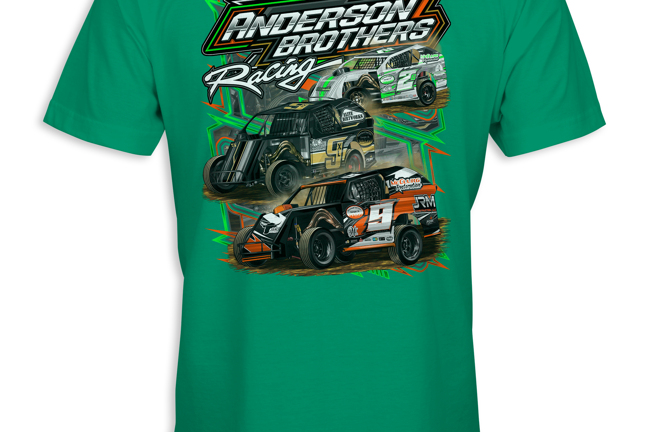 Anderson Brothers Racing 2025 Next Level 3600 T-Shirts