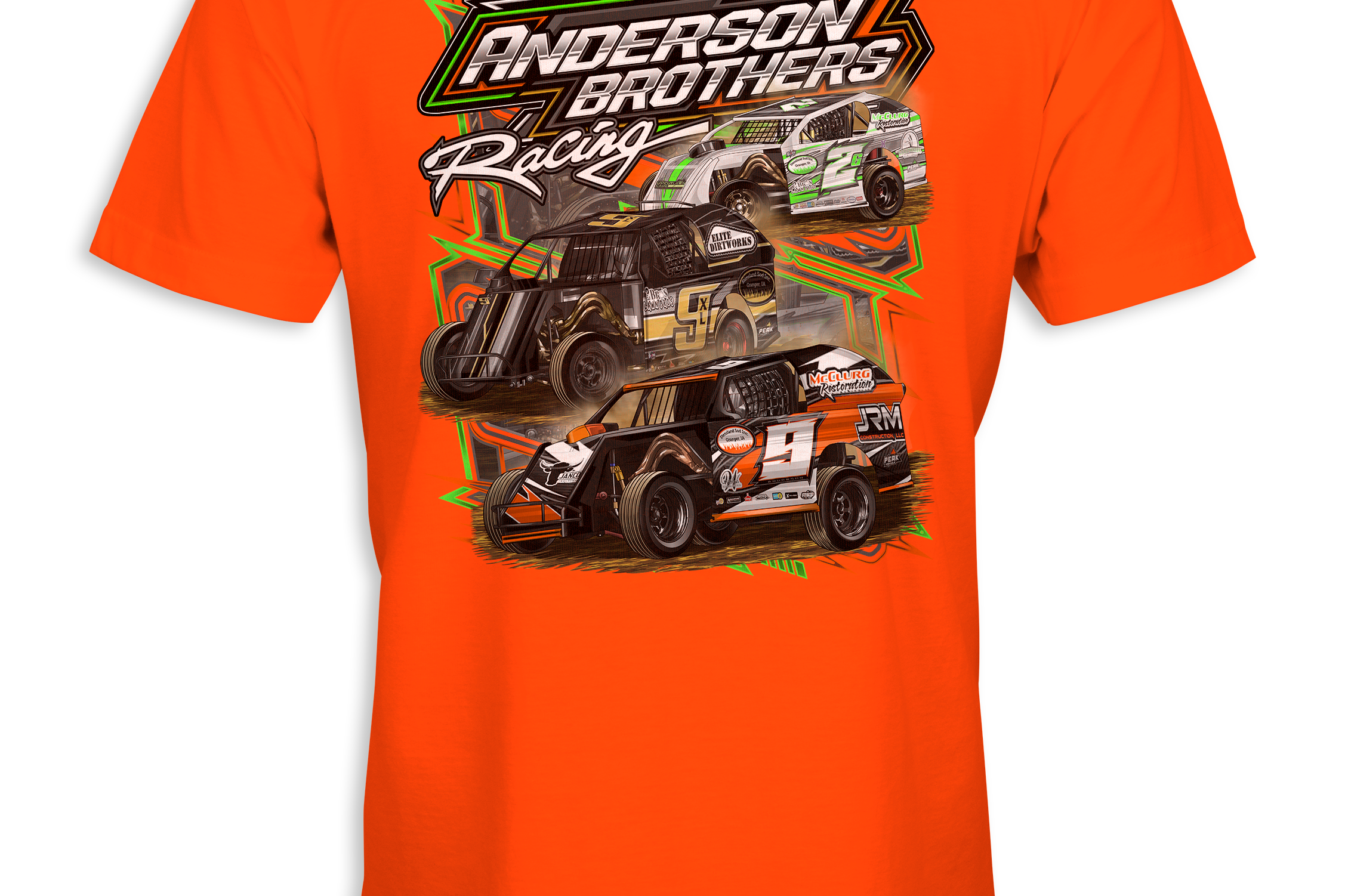 Anderson Brothers Racing 2025 Next Level 3600 T-Shirts