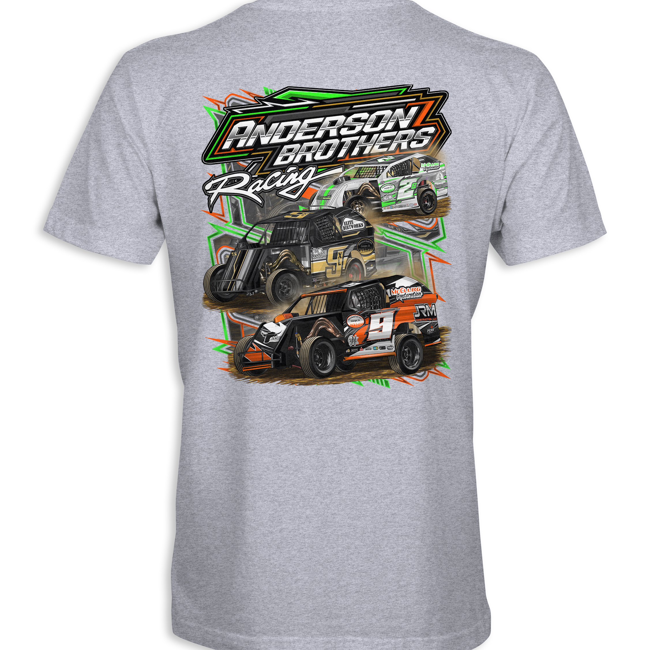 Anderson Brothers Racing 2025 Next Level 3600 T-Shirts