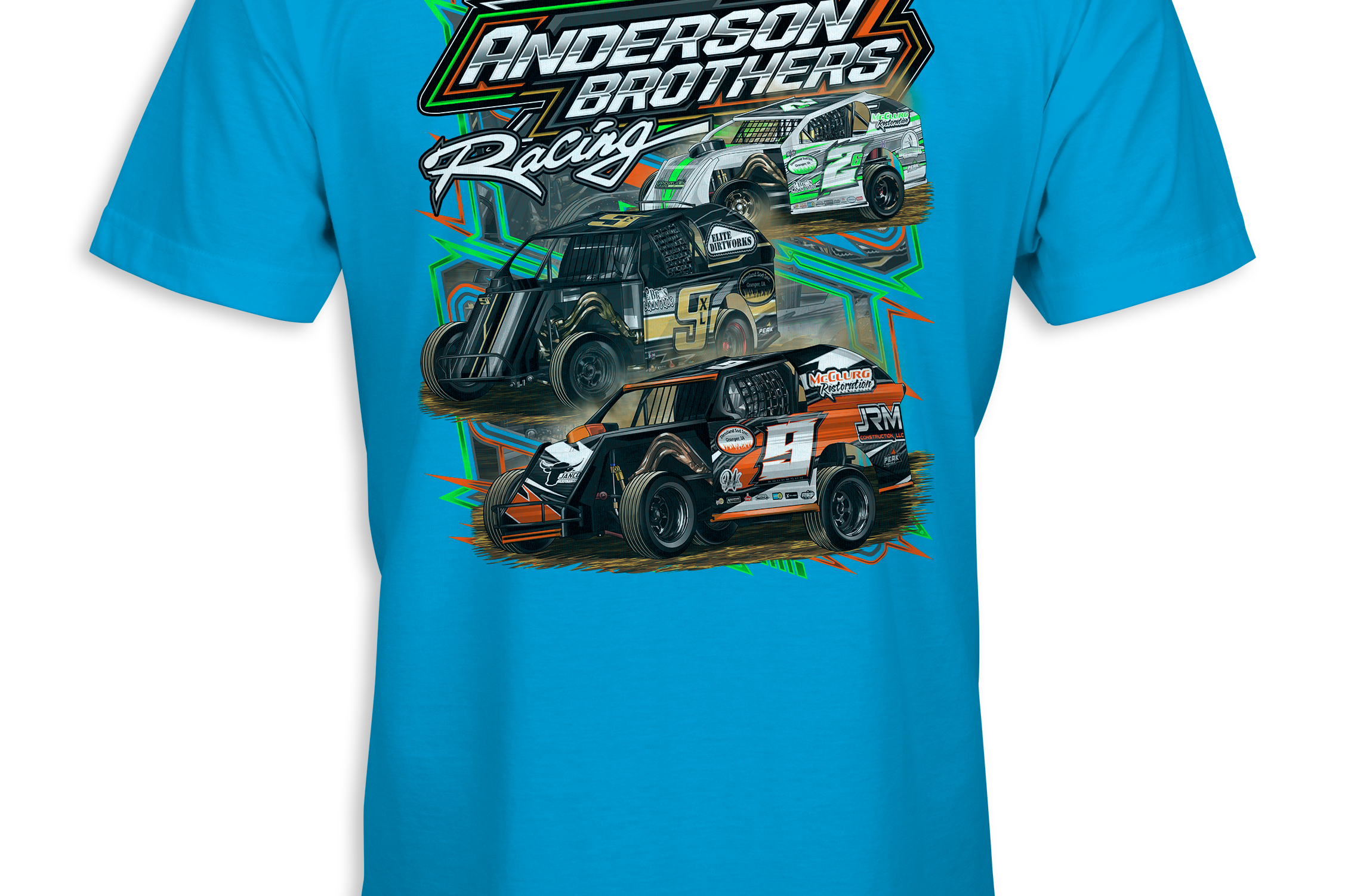 Anderson Brothers Racing 2025 Next Level 3600 T-Shirts