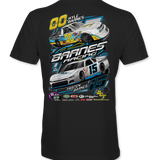 Barnes Racing T-Shirts Black Acid Apparel