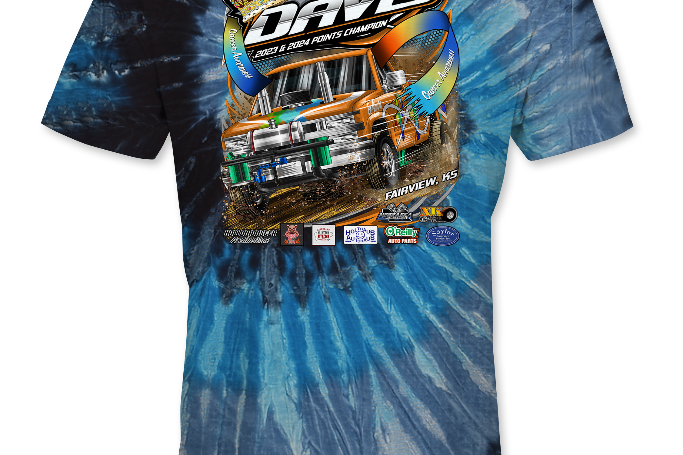 Davis Pulling 2025 Tie Dye T-Shirts