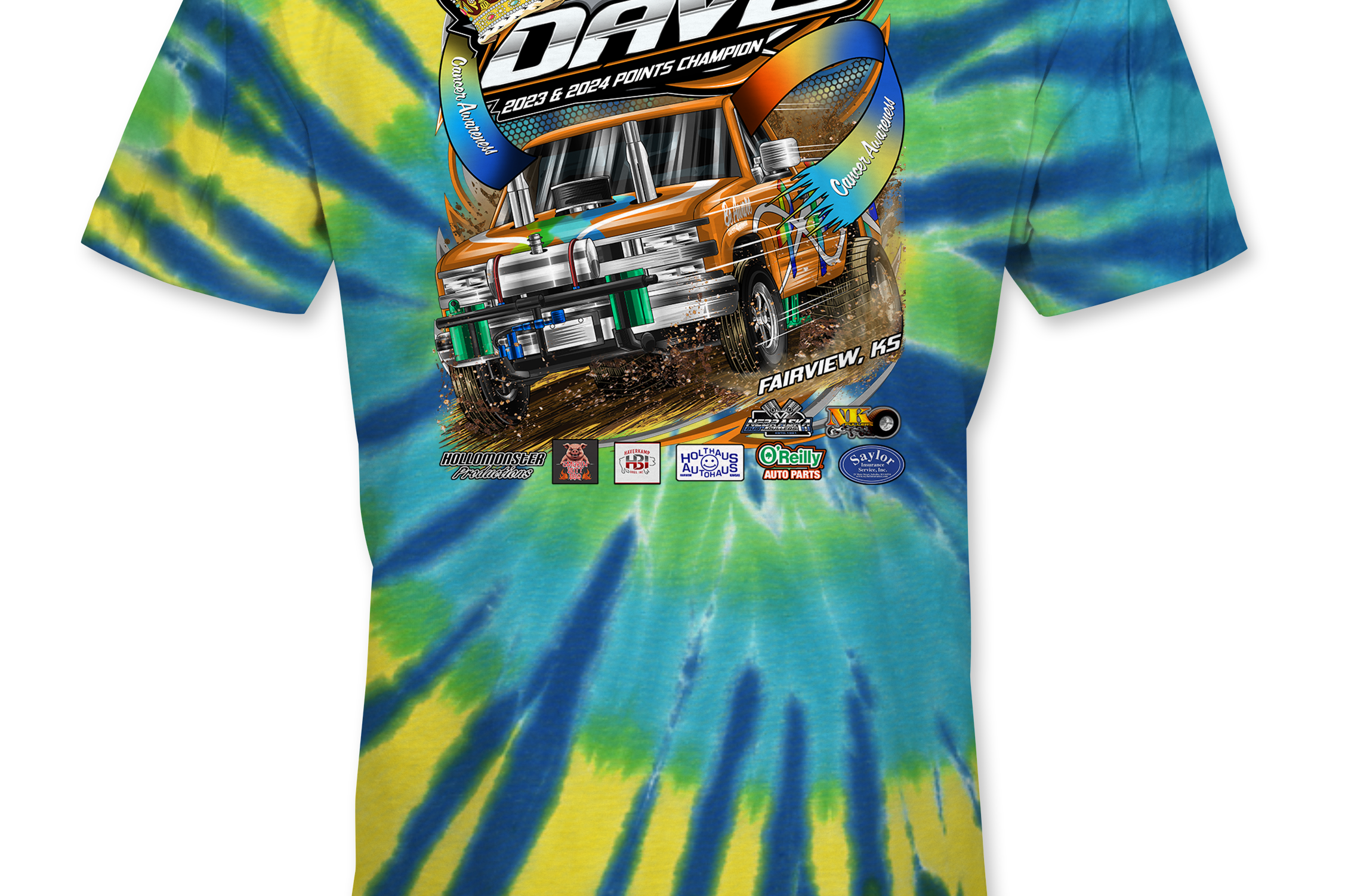 Davis Pulling 2025 Tie Dye T-Shirts
