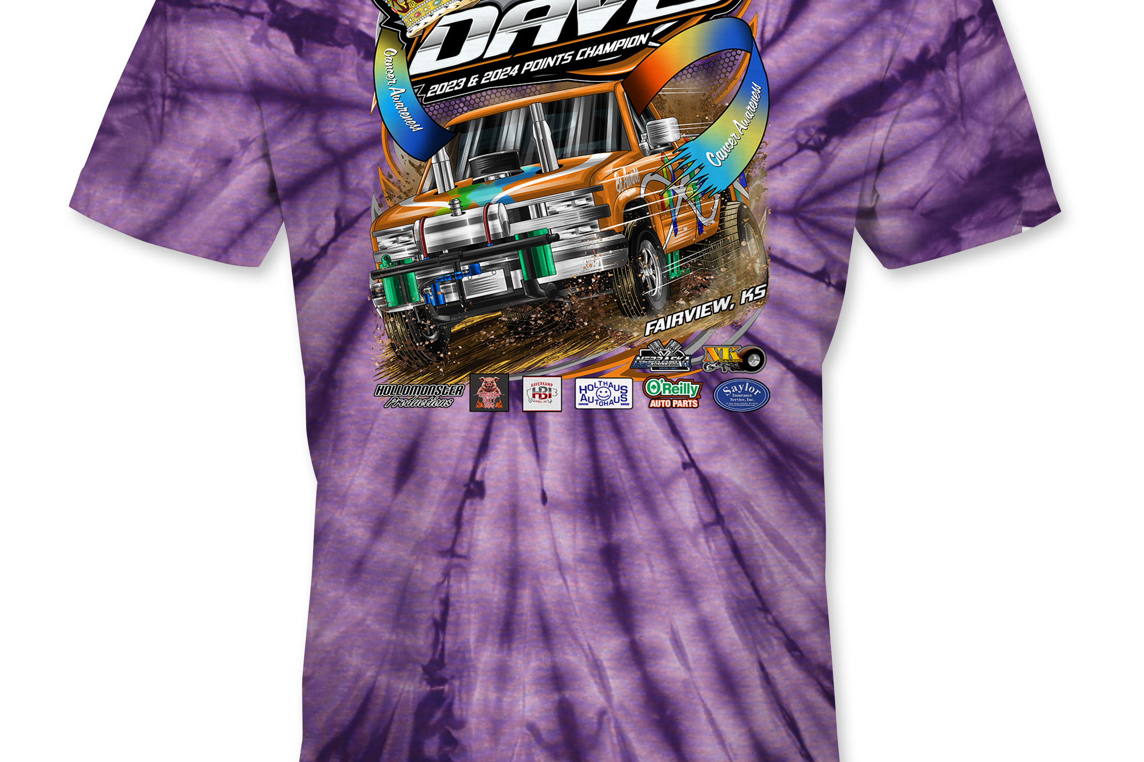 Davis Pulling 2025 Tie Dye T-Shirts