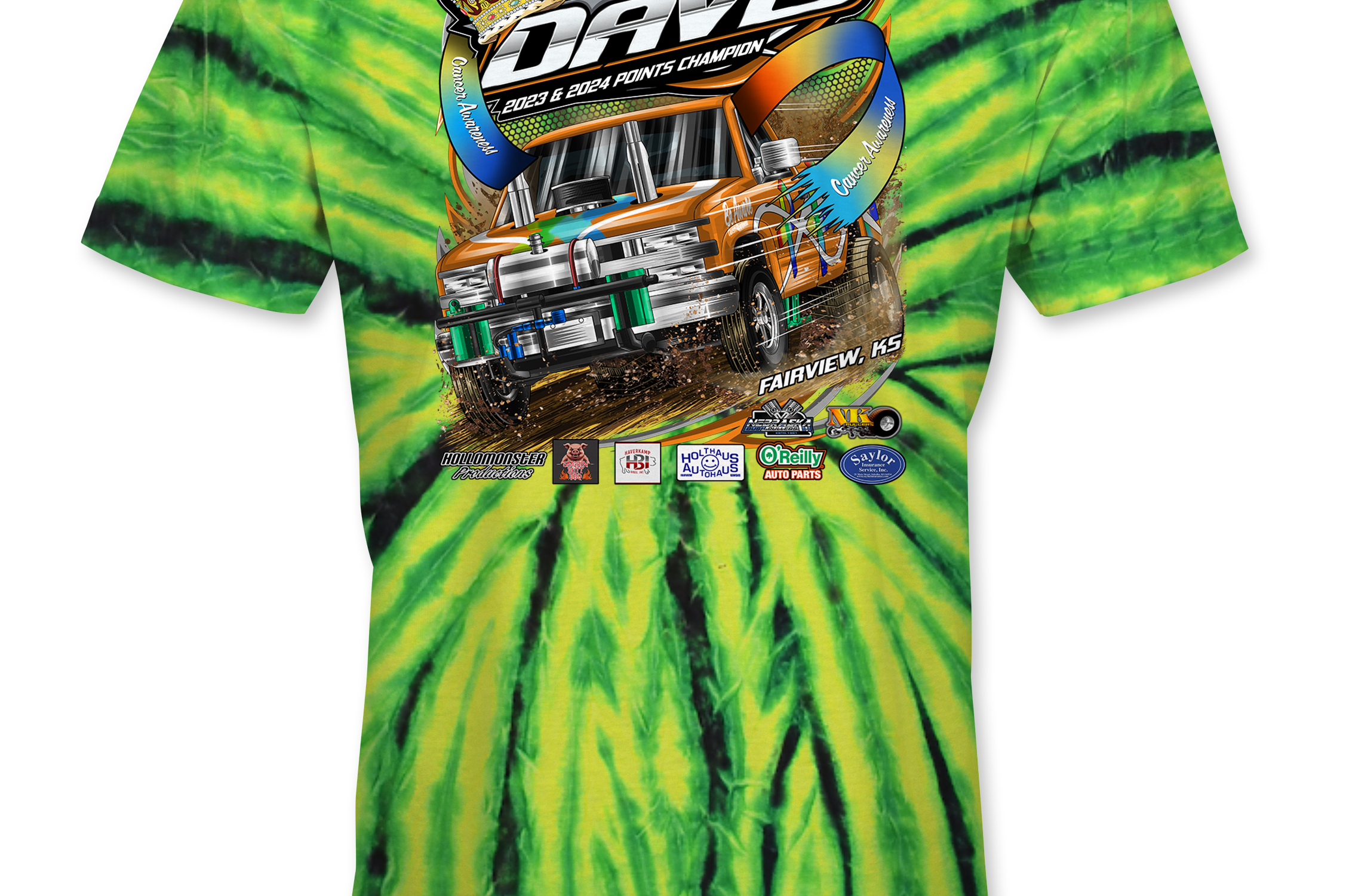 Davis Pulling 2025 Tie Dye T-Shirts