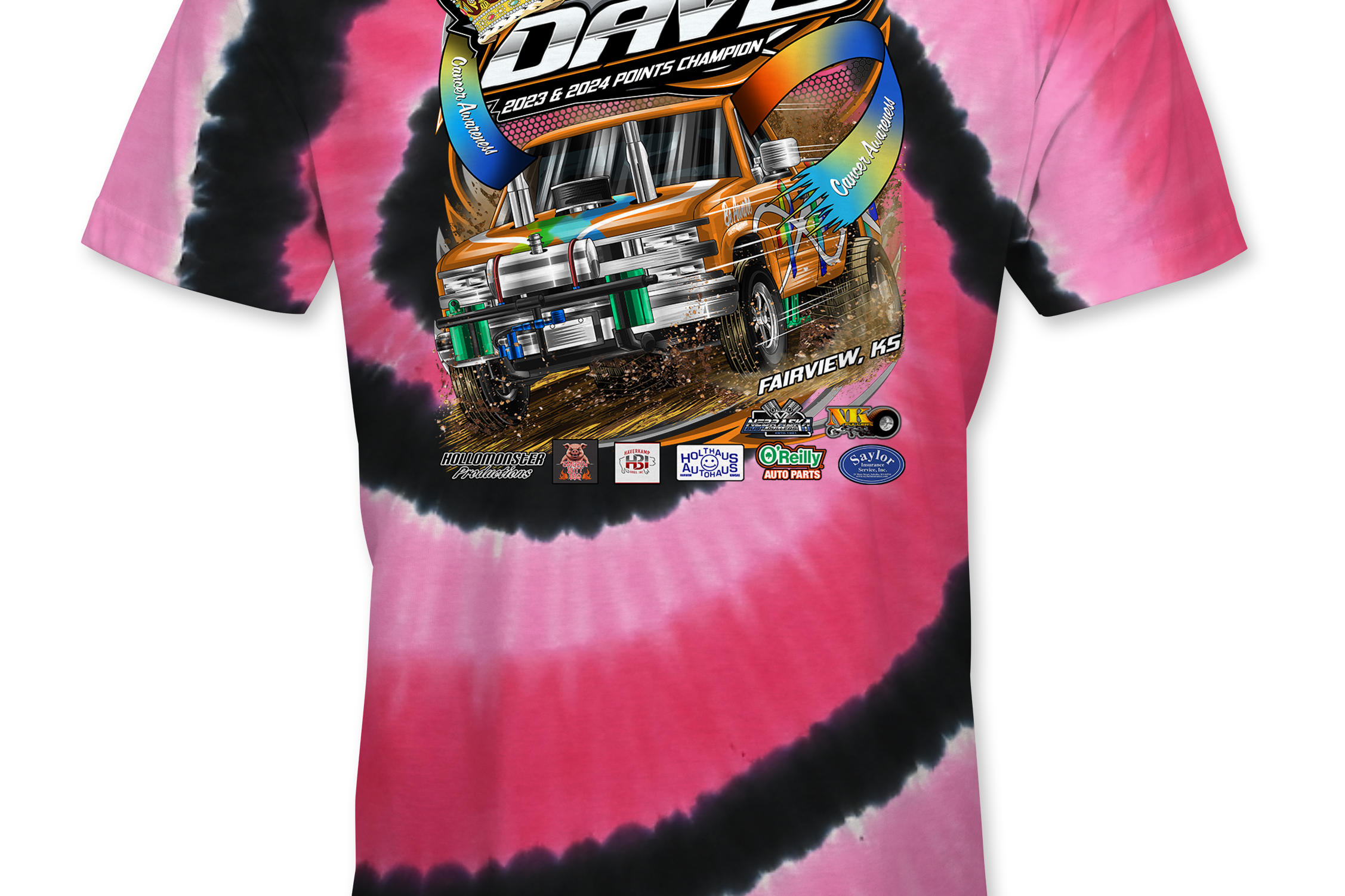 Davis Pulling 2025 Tie Dye T-Shirts