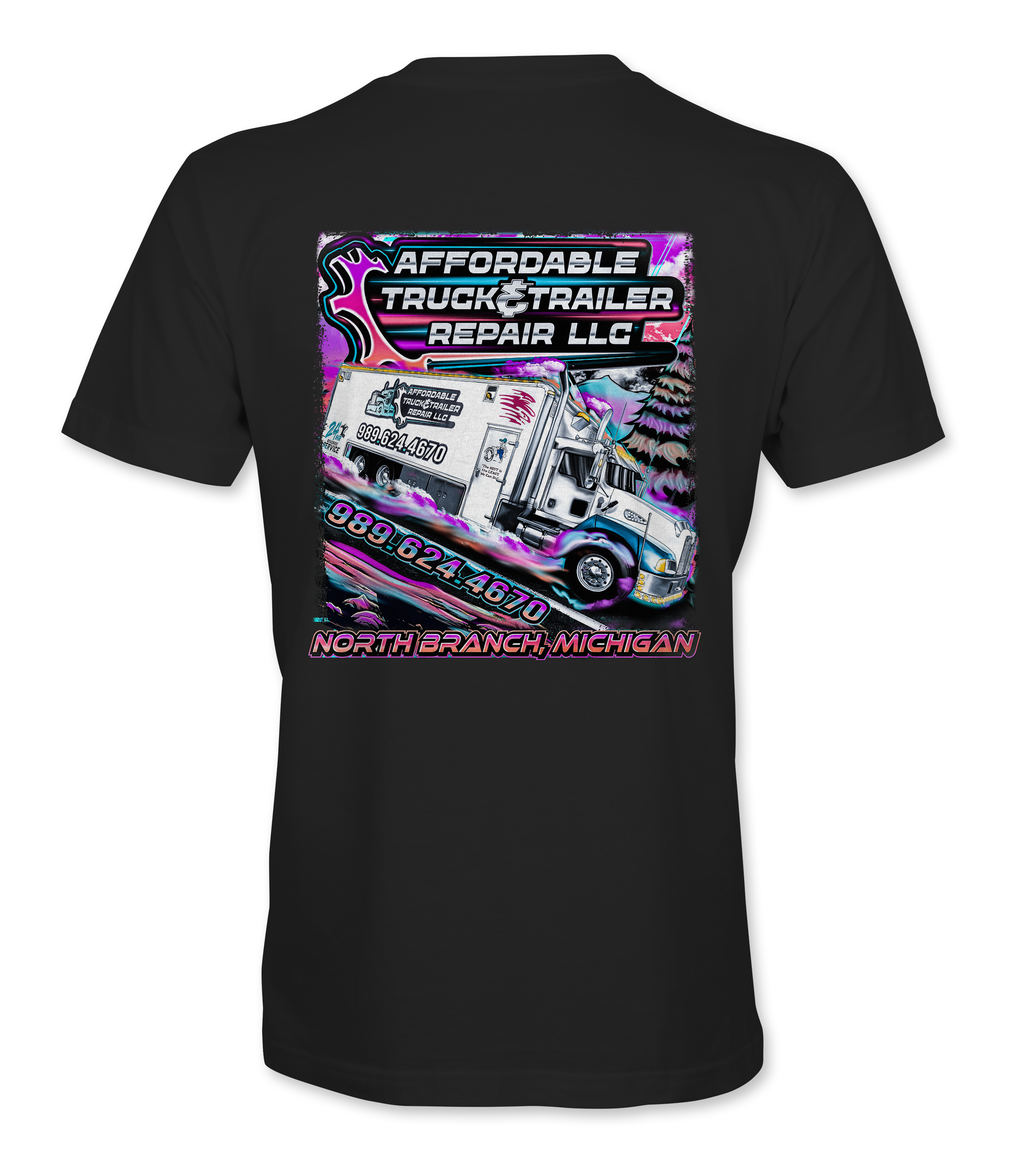 Affordable Truck & Trailer Repair T-Shirts – Black Acid Apparel