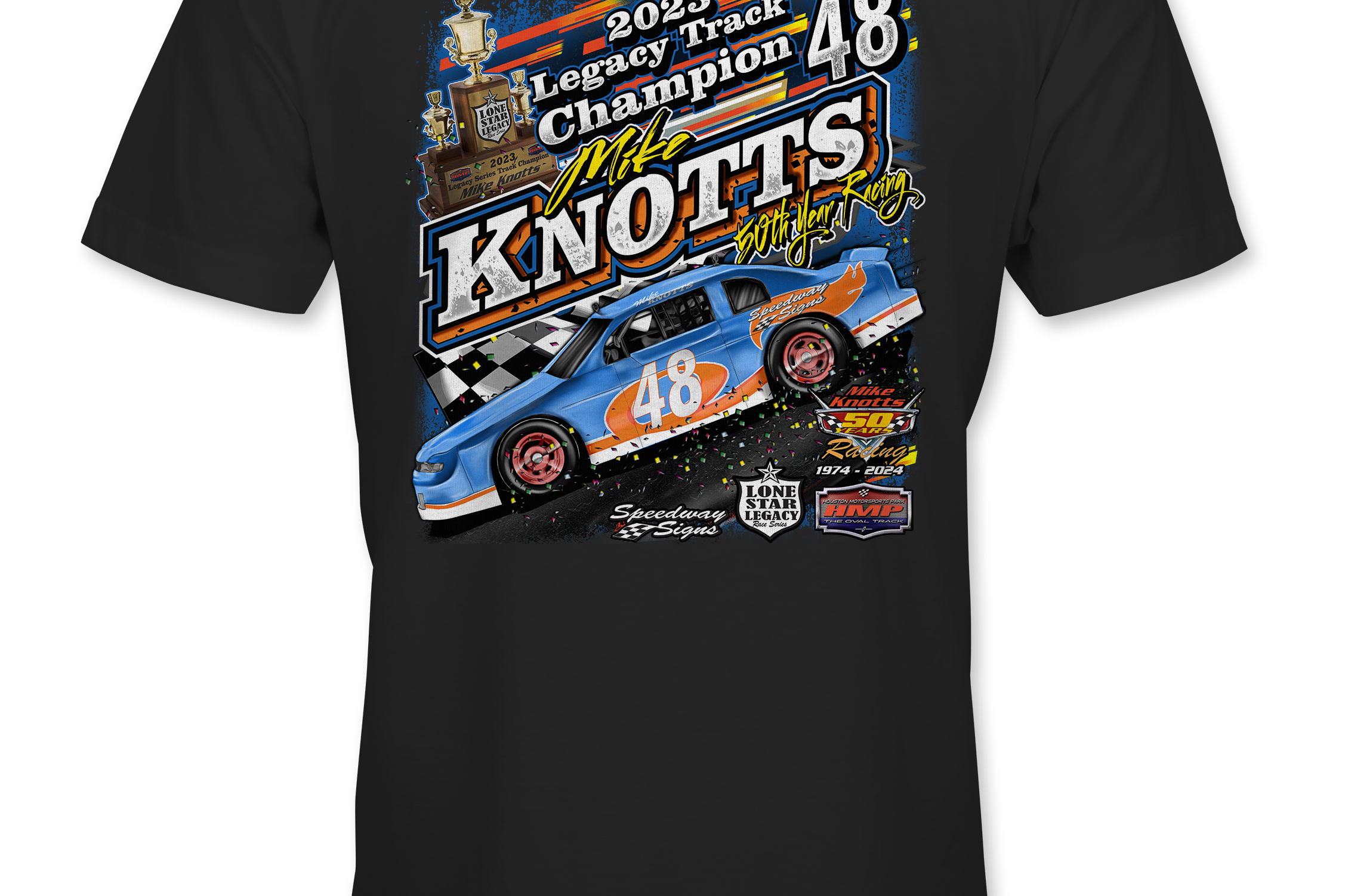 Mike Knotts T-Shirts Black Acid Apparel