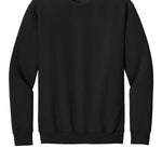 Black Gildan crewneck sweatshirt, blank front view