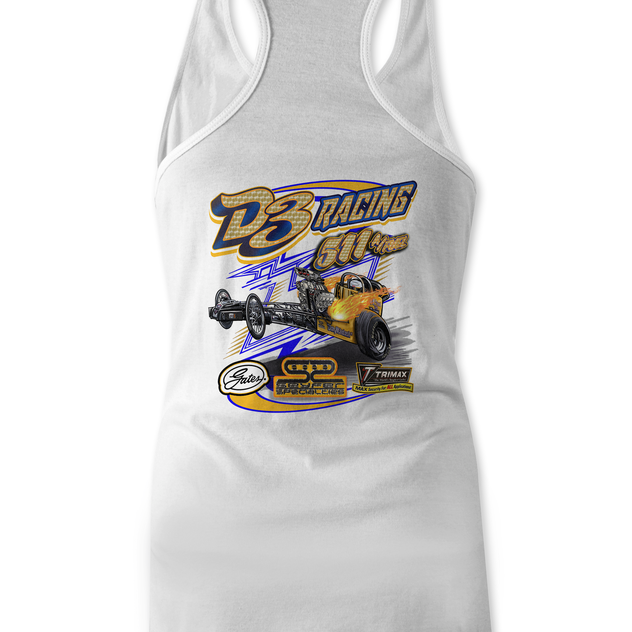 D3 racing Tank Tops