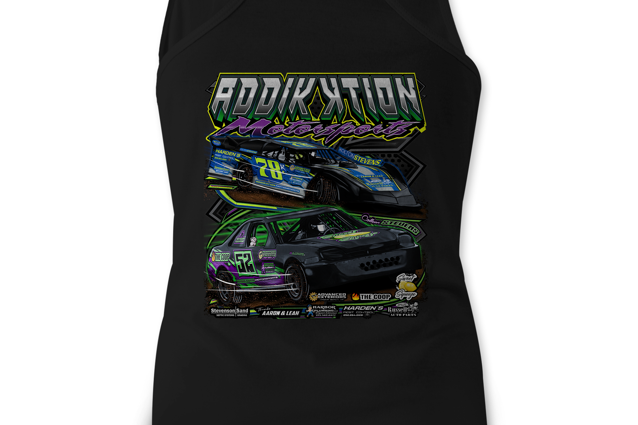 Addikktion Motorsports Tank Tops