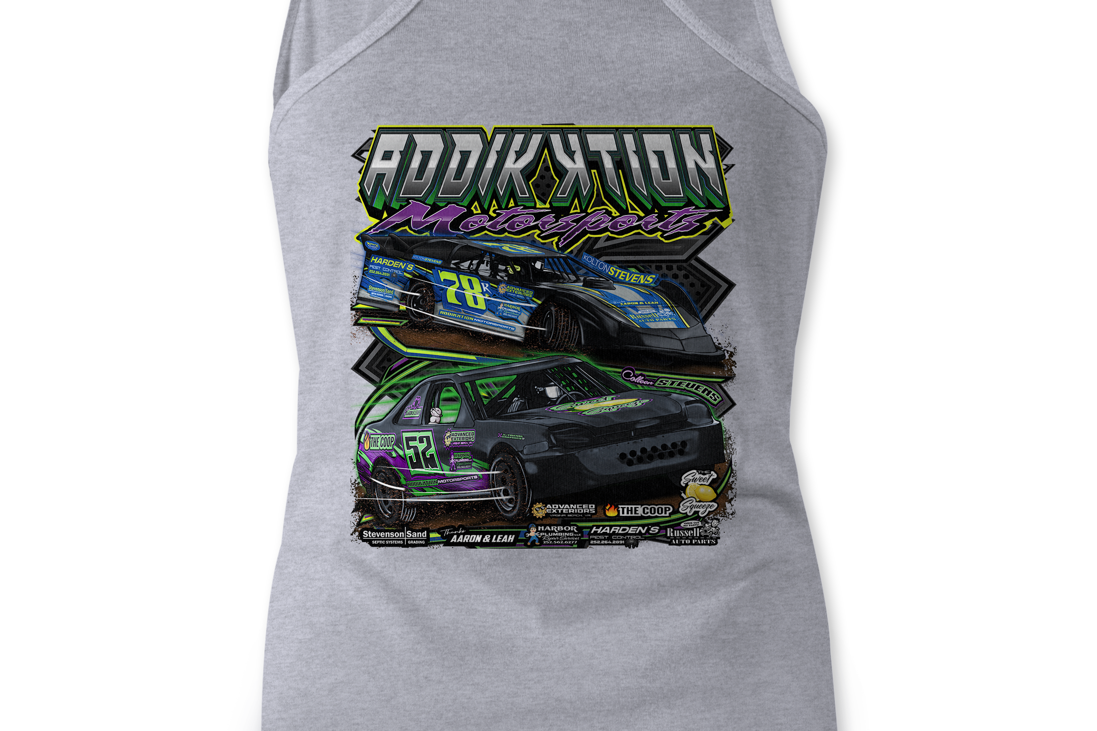 Addikktion Motorsports Tank Tops
