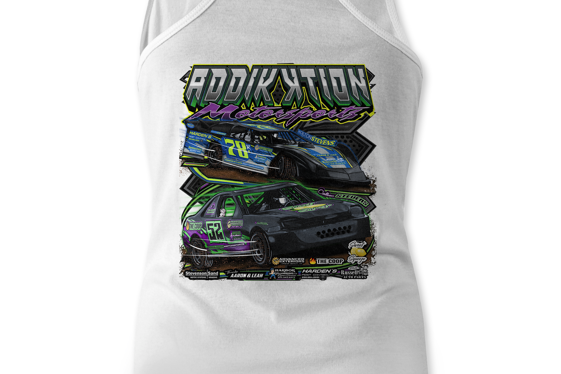 Addikktion Motorsports Tank Tops