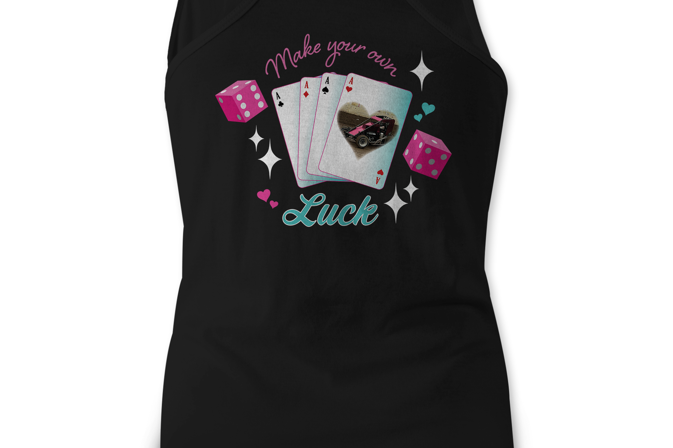 Queen of Hearts Tank Tops