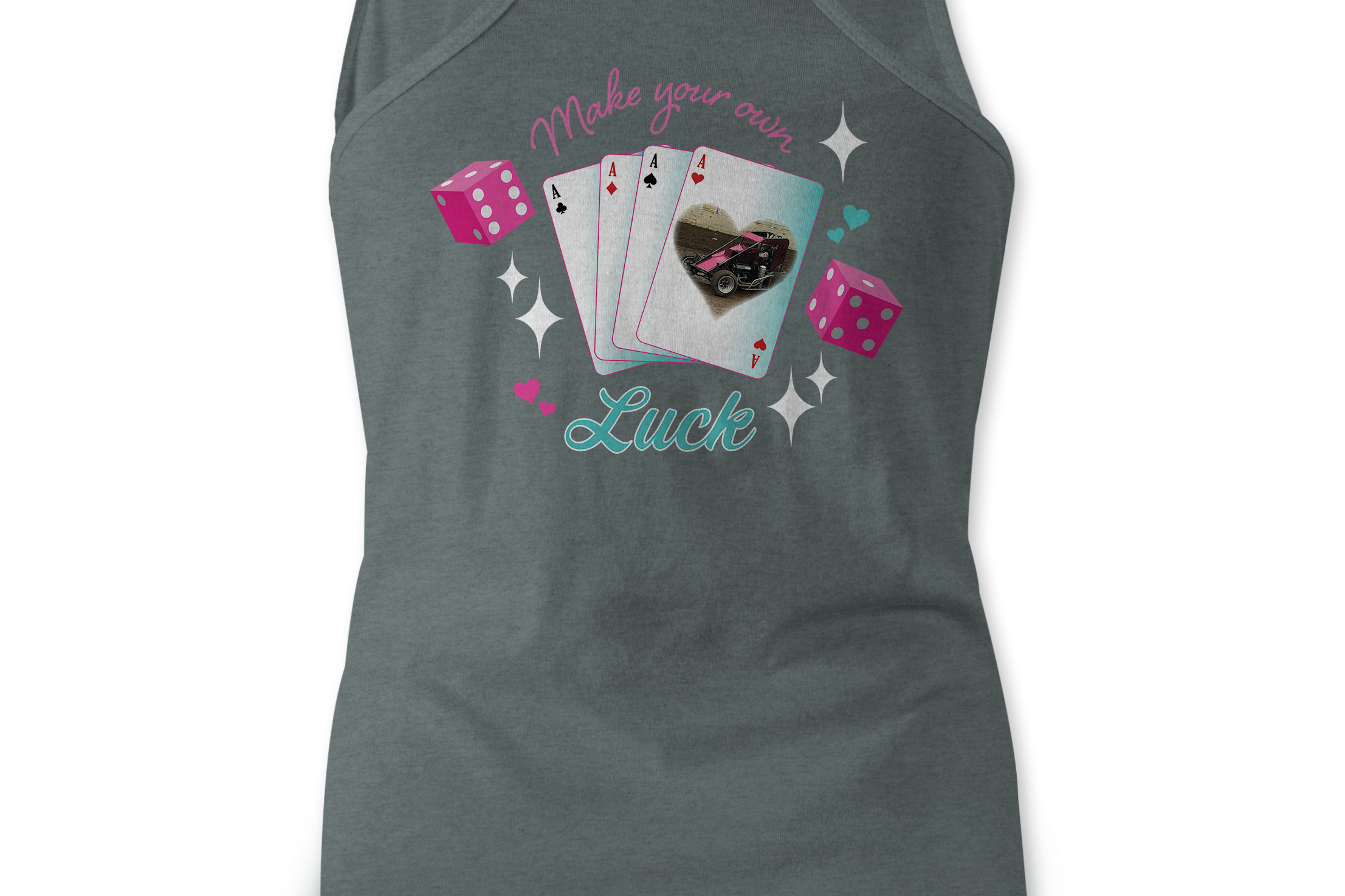 Queen of Hearts Tank Tops