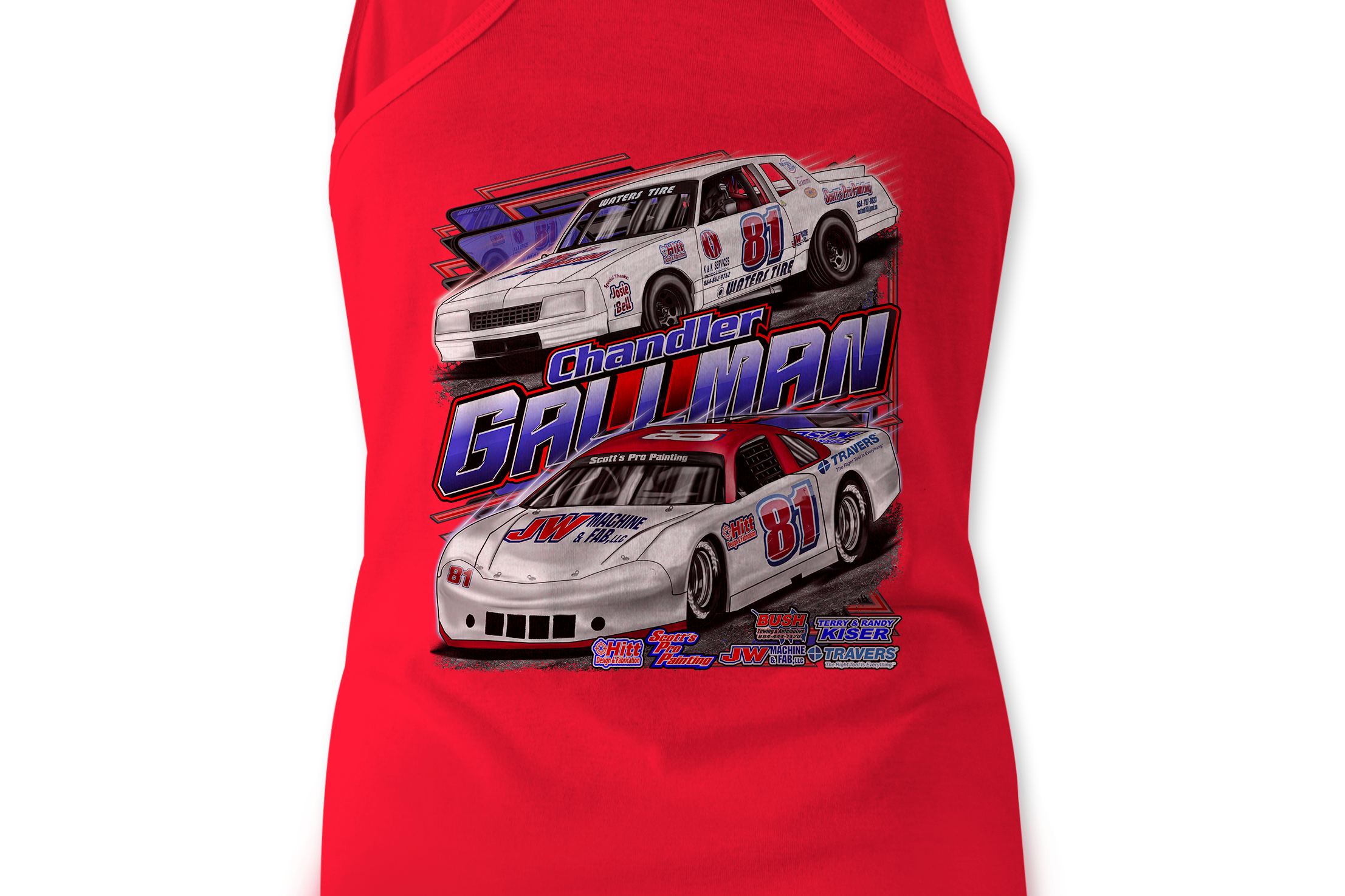 Chandler Gallman Tank Tops