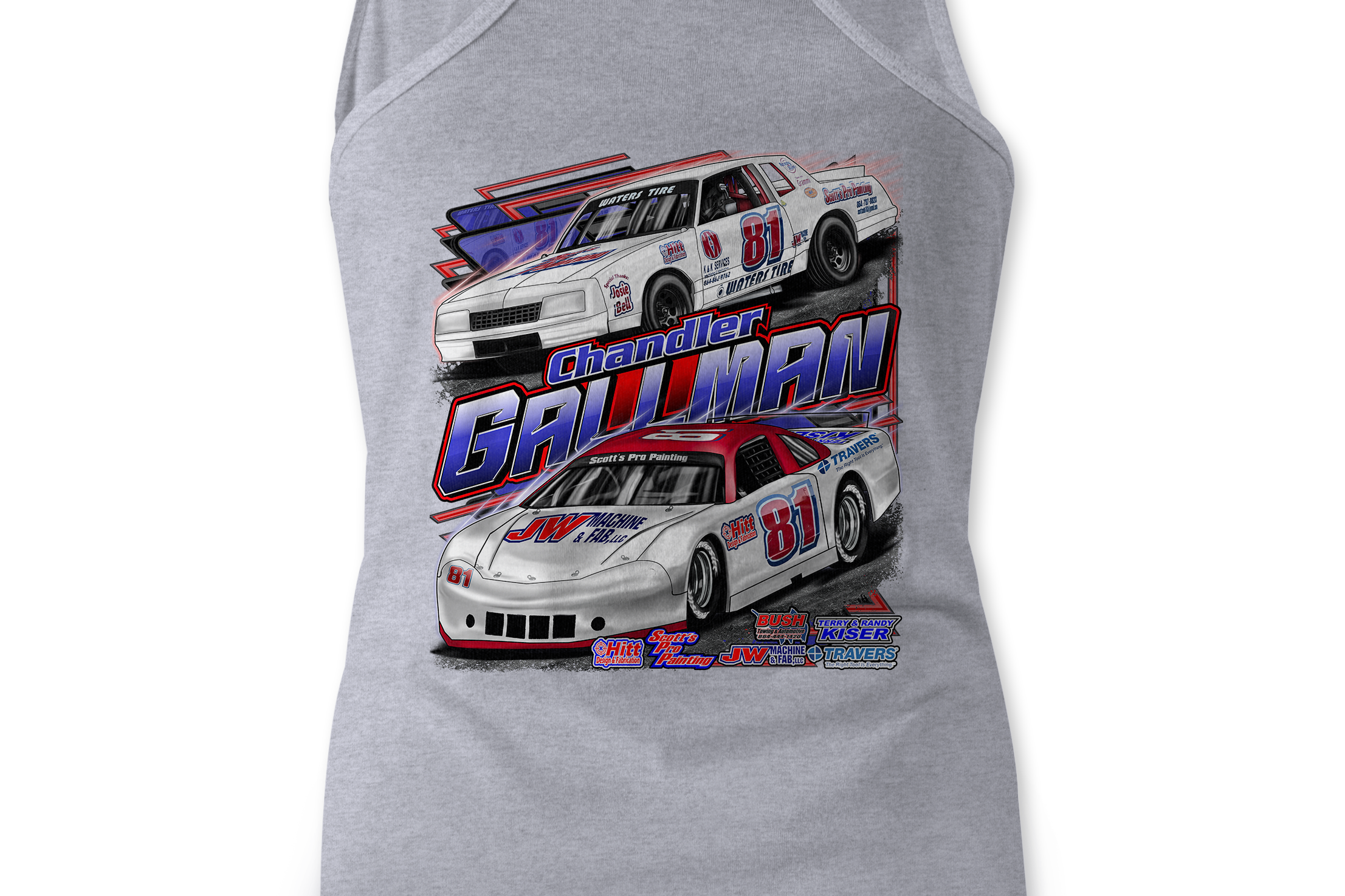 Chandler Gallman Tank Tops