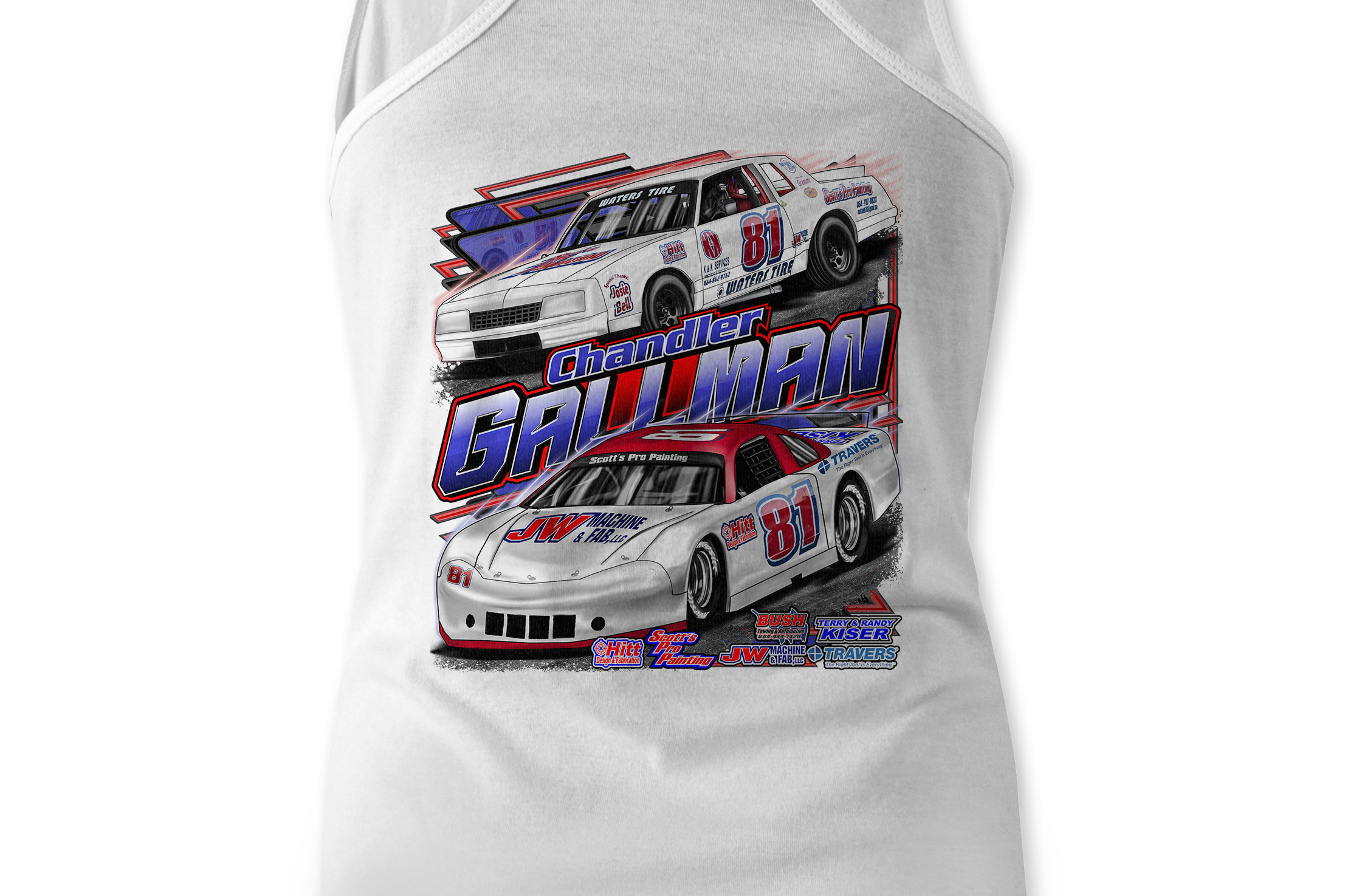 Chandler Gallman Tank Tops
