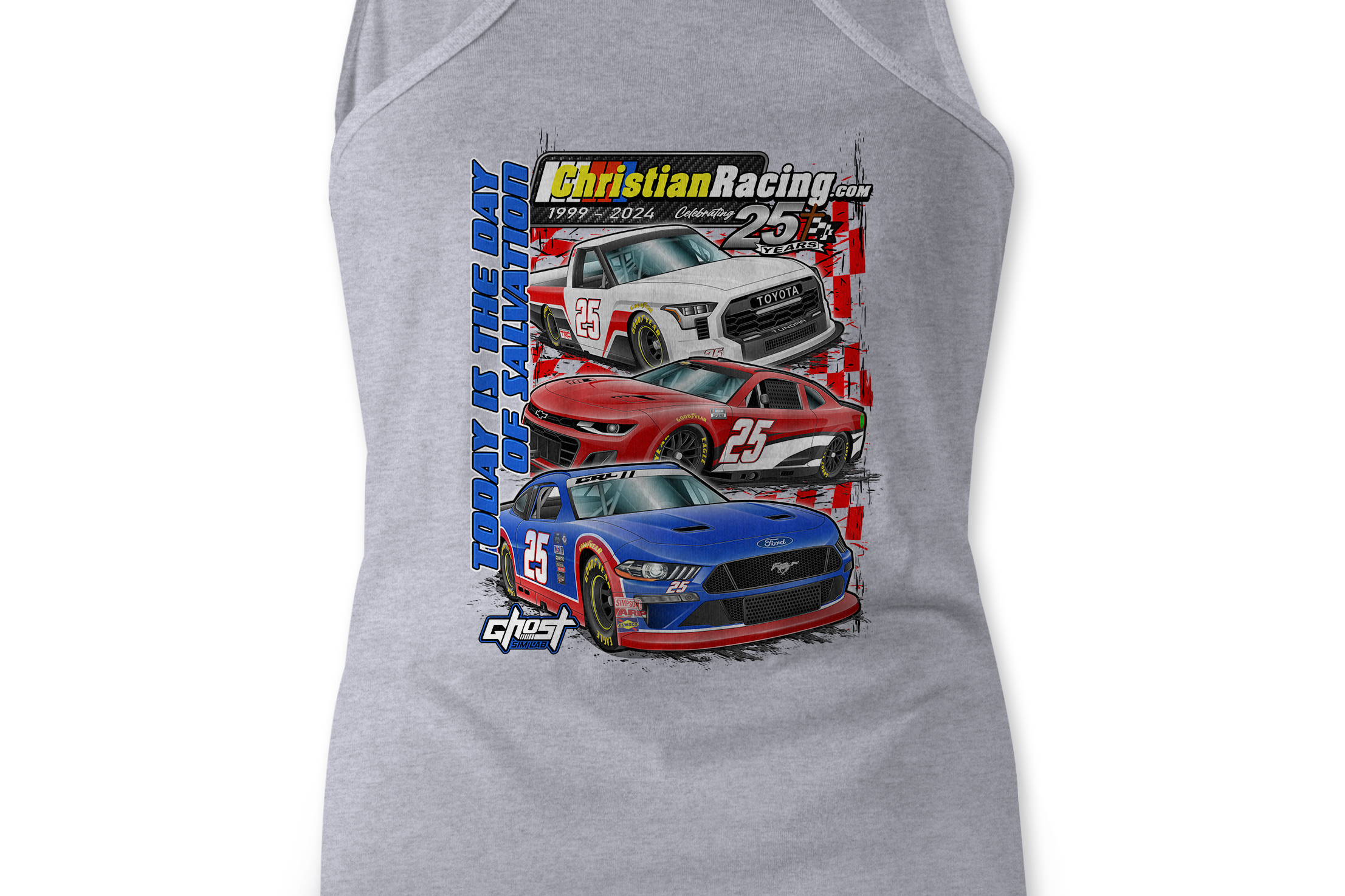 Christian Racing Tank Tops