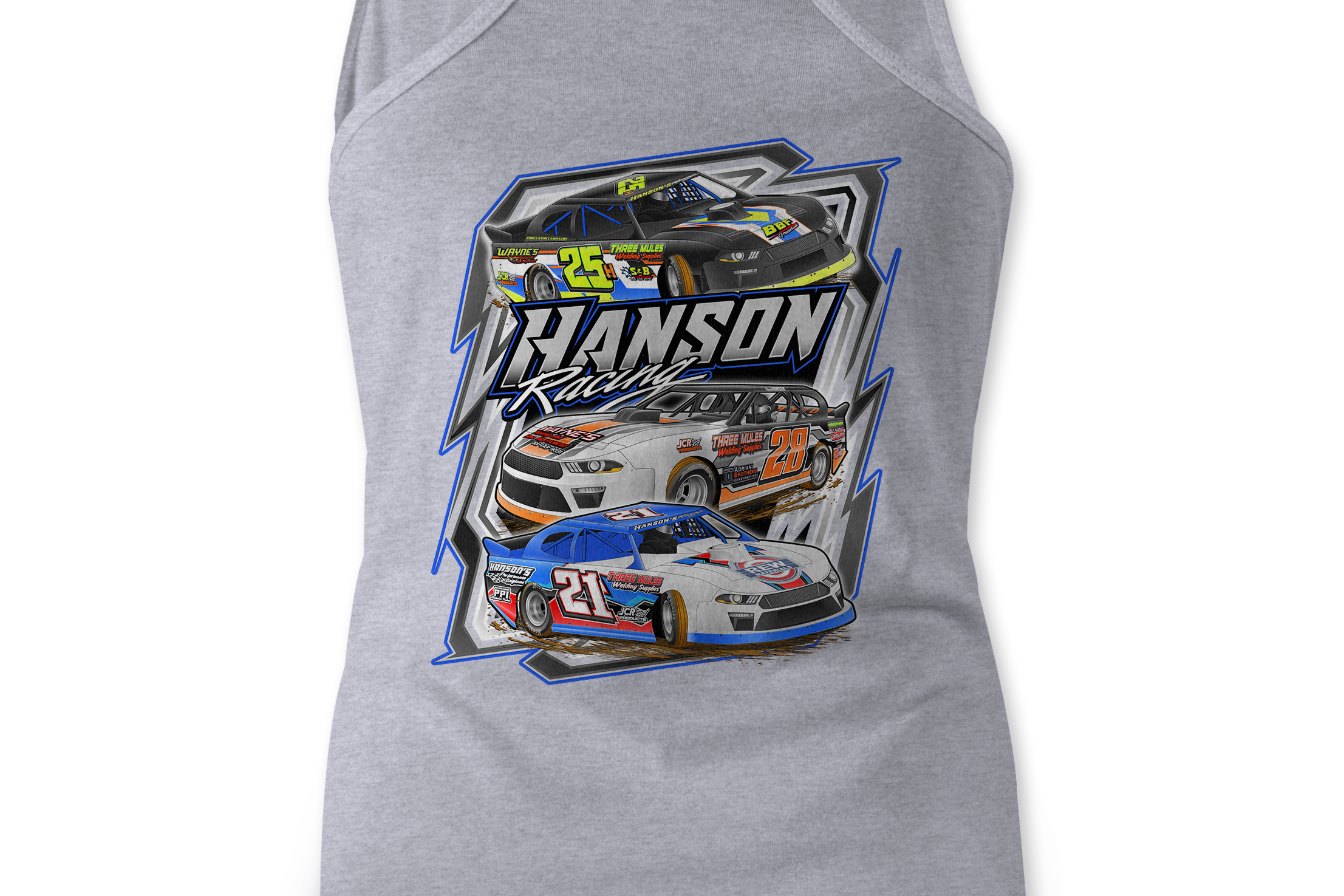 Hanson Racing Tank Tops