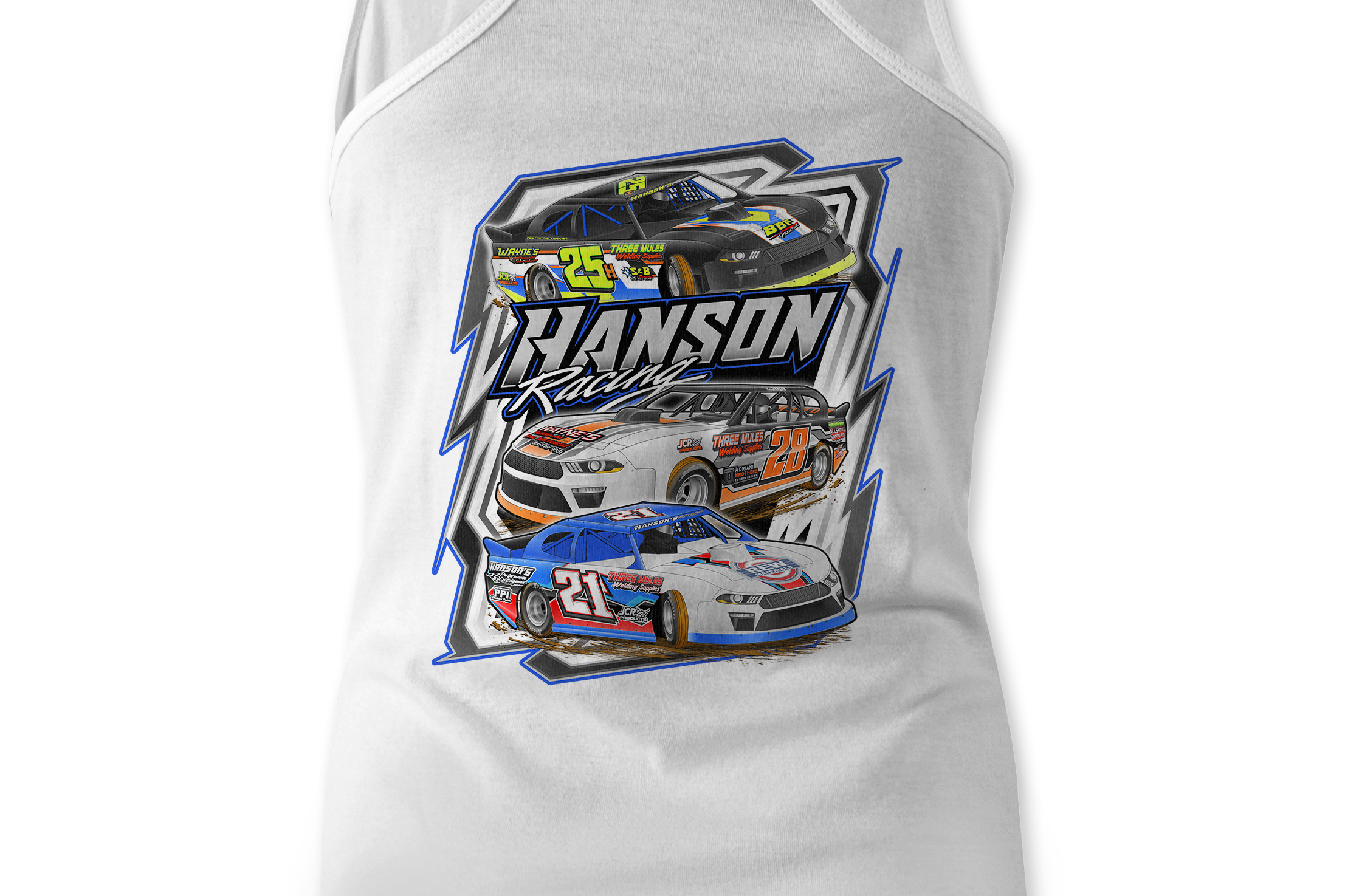 Hanson Racing Tank Tops