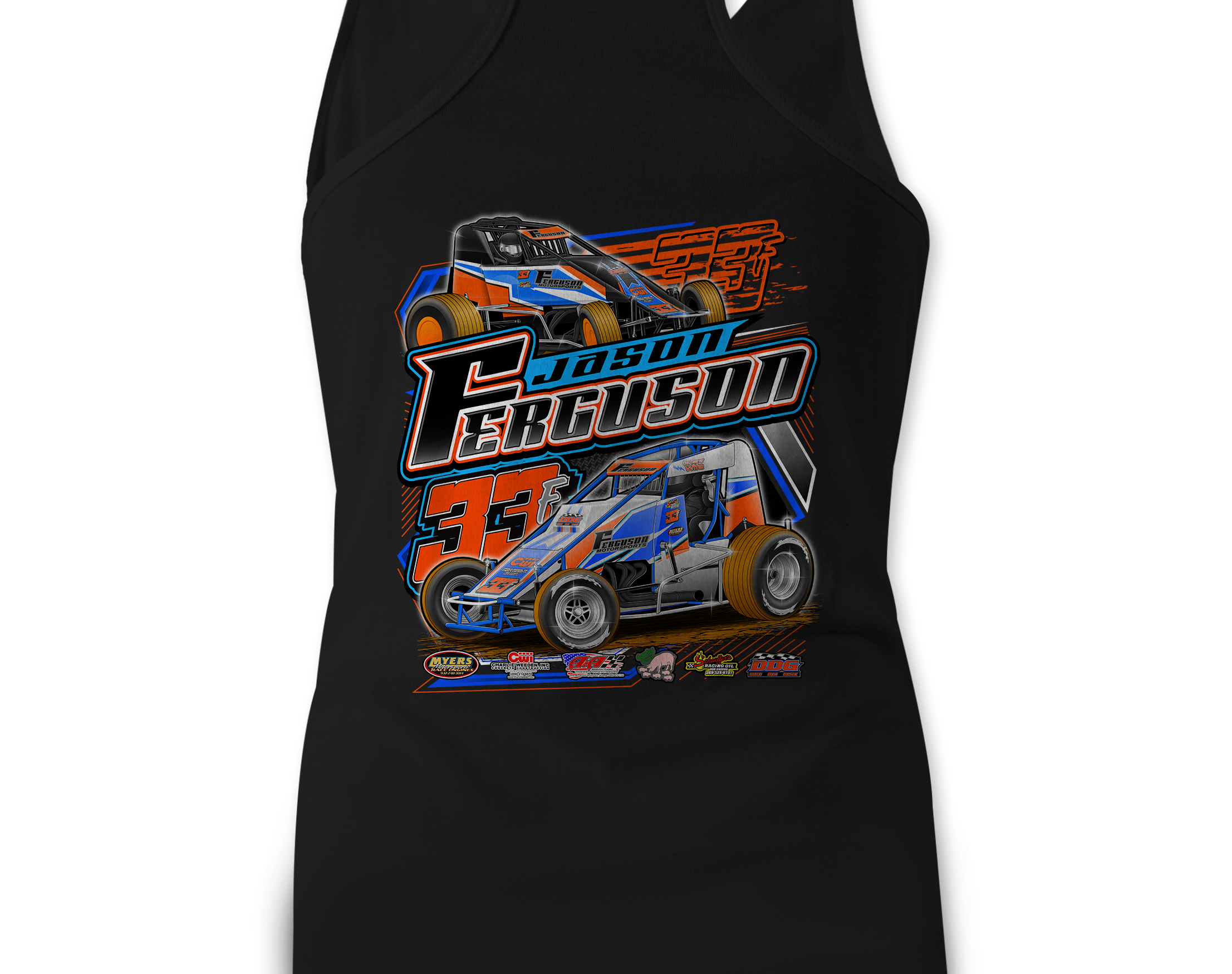 Jason Ferguson Tank Tops Black Acid Apparel