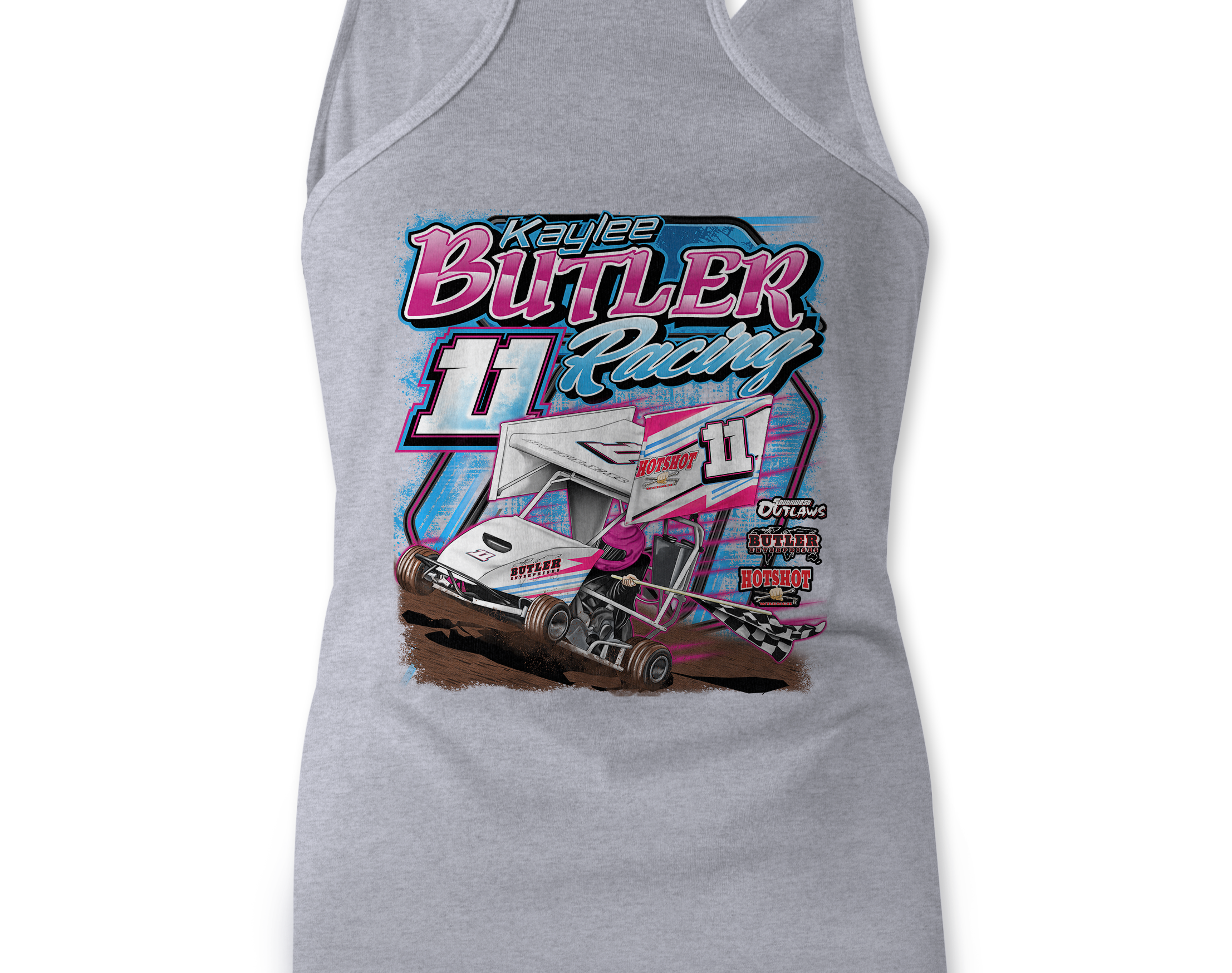 Kaylee Butler Tank Tops Black Acid Apparel