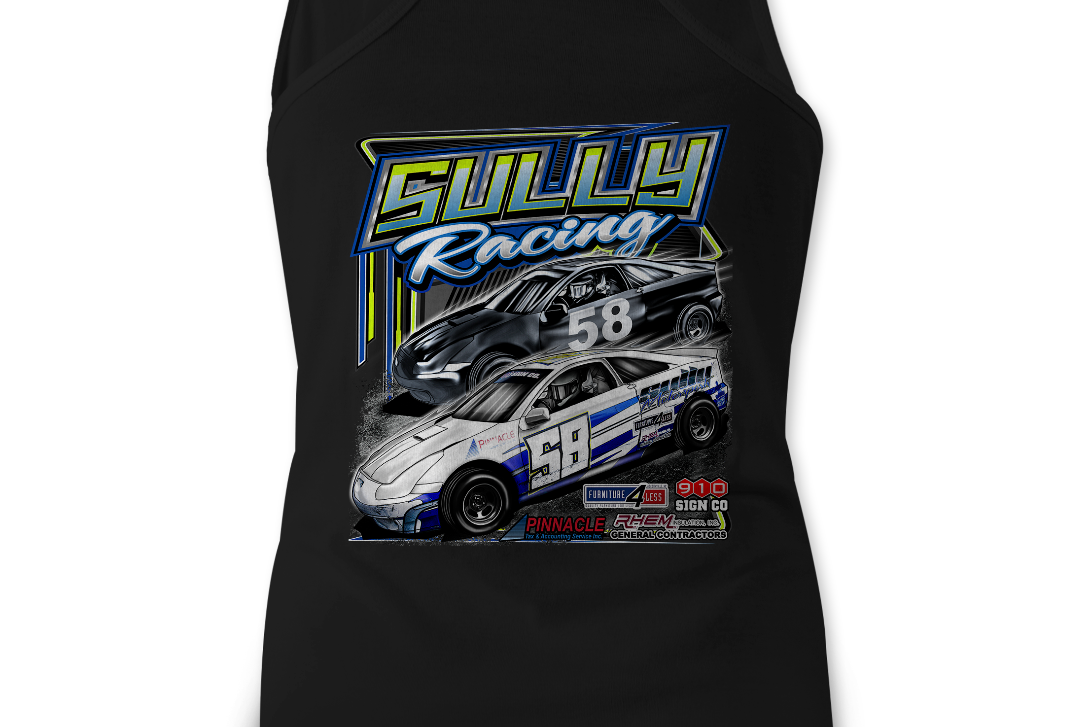 Sully Racing Tank Tops