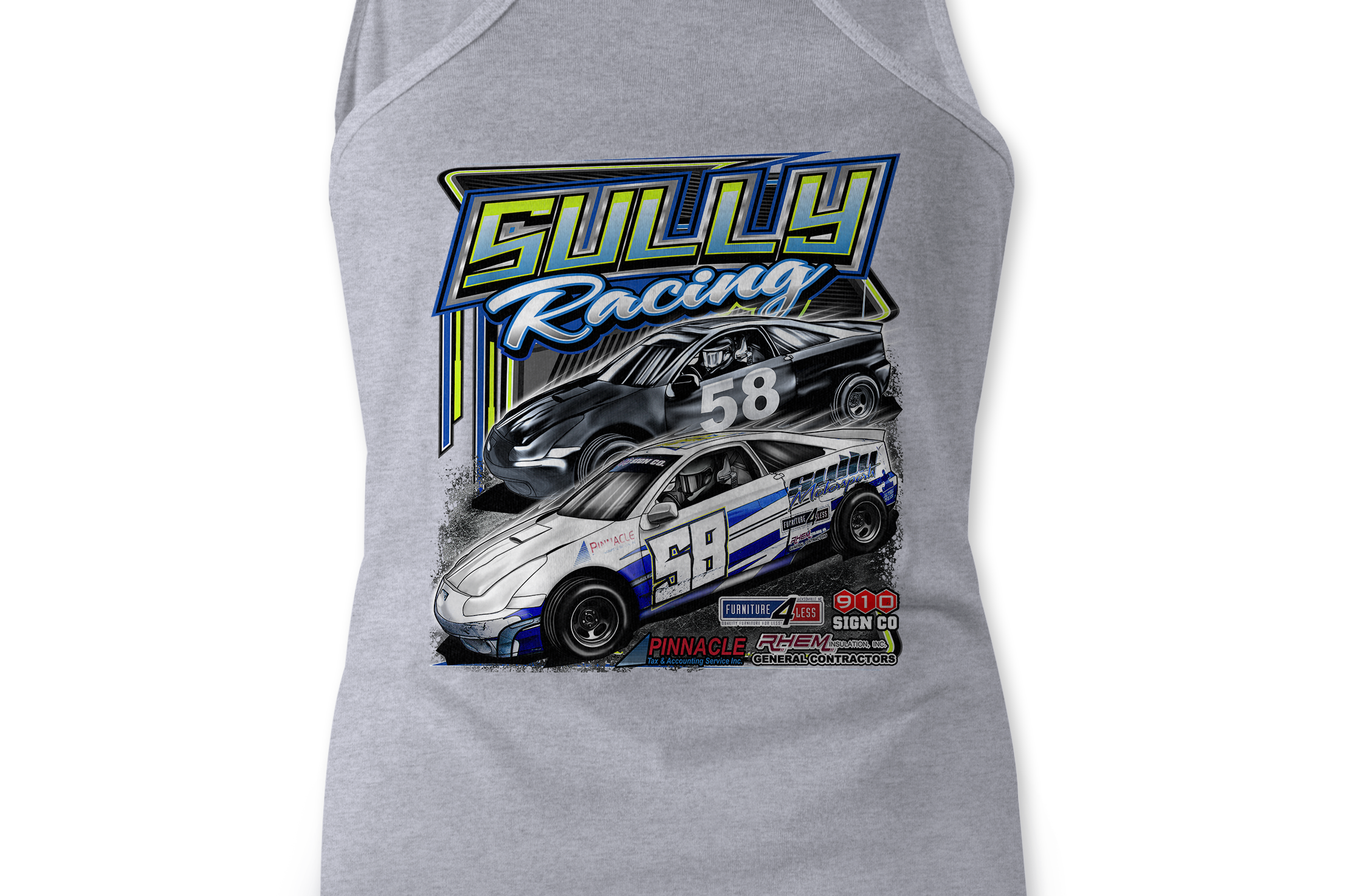 Sully Racing Tank Tops