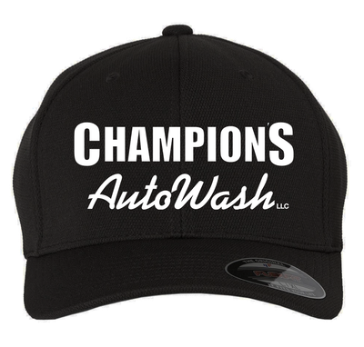 Champions Wash Hats Black Acid Apparel