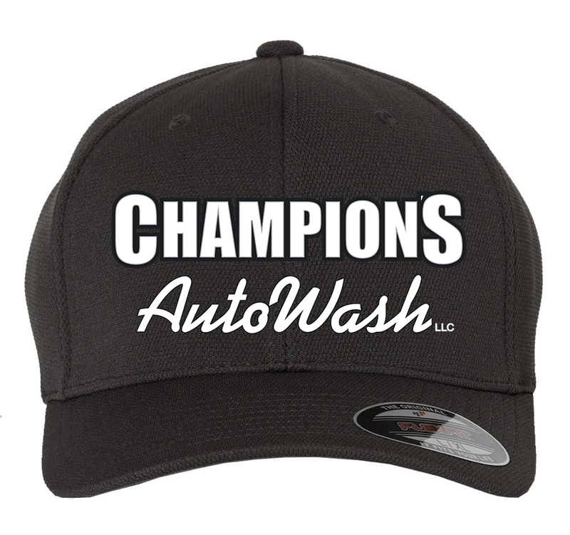Champions Wash Hats Black Acid Apparel