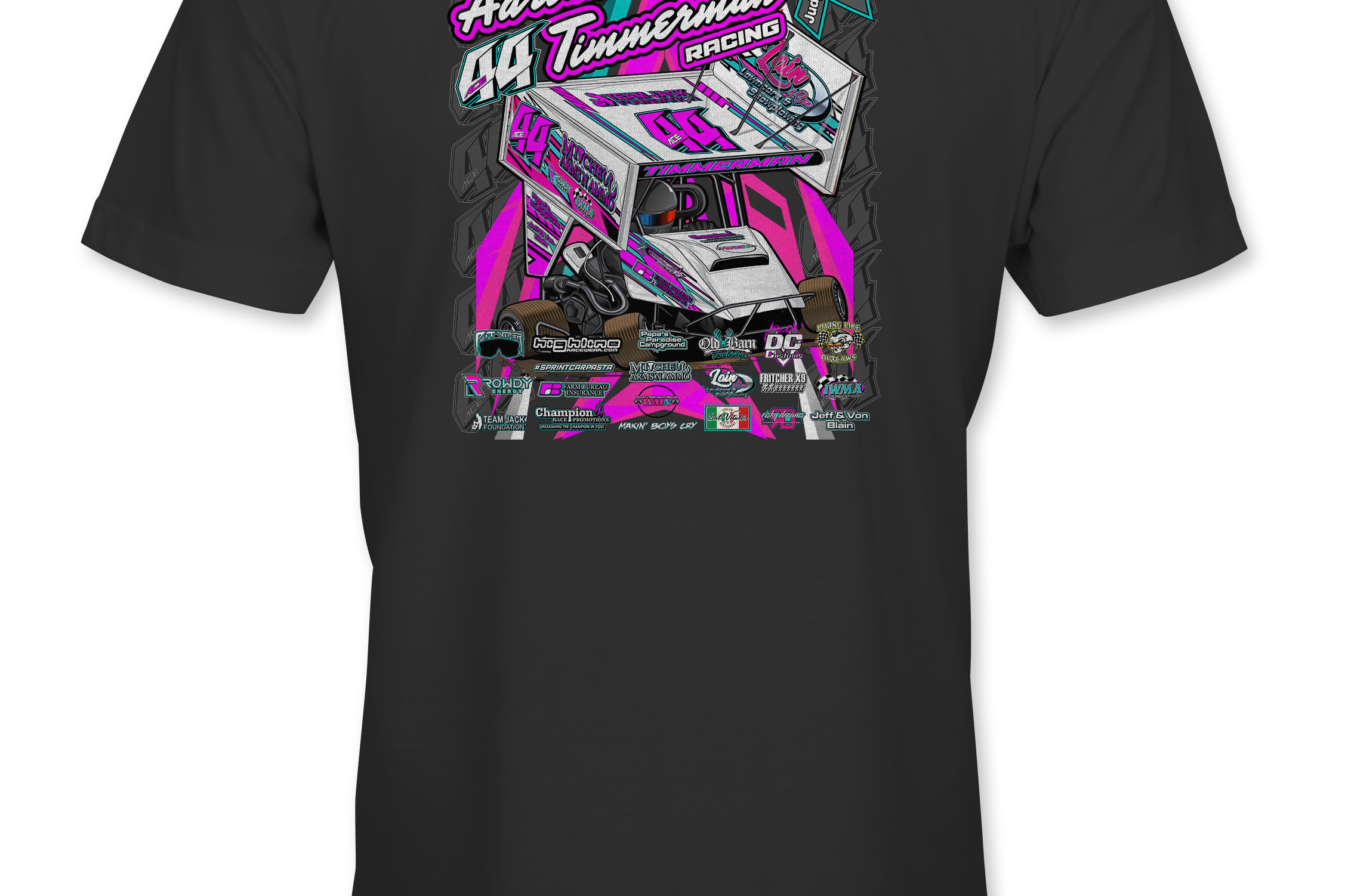 Adrianna Timmerman 2023 T-Shirts Black Acid Apparel