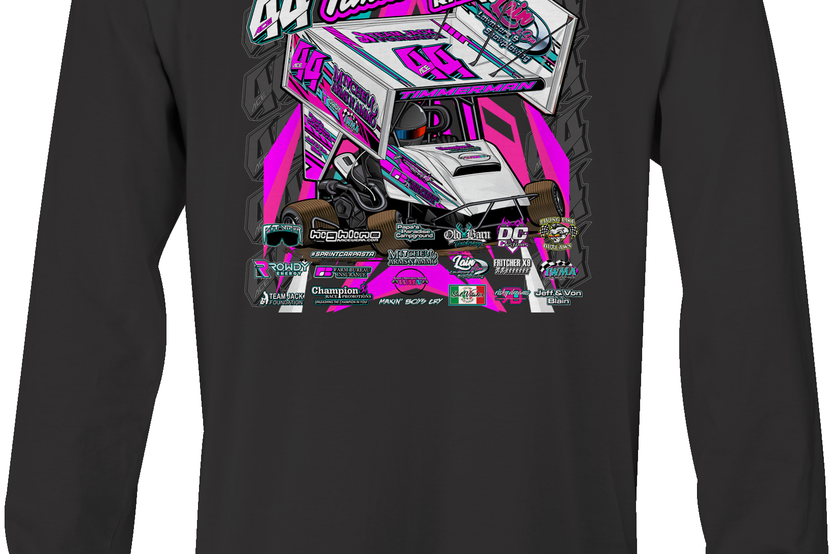 Adrianna Timmerman 2023 Long Sleeves Black Acid Apparel