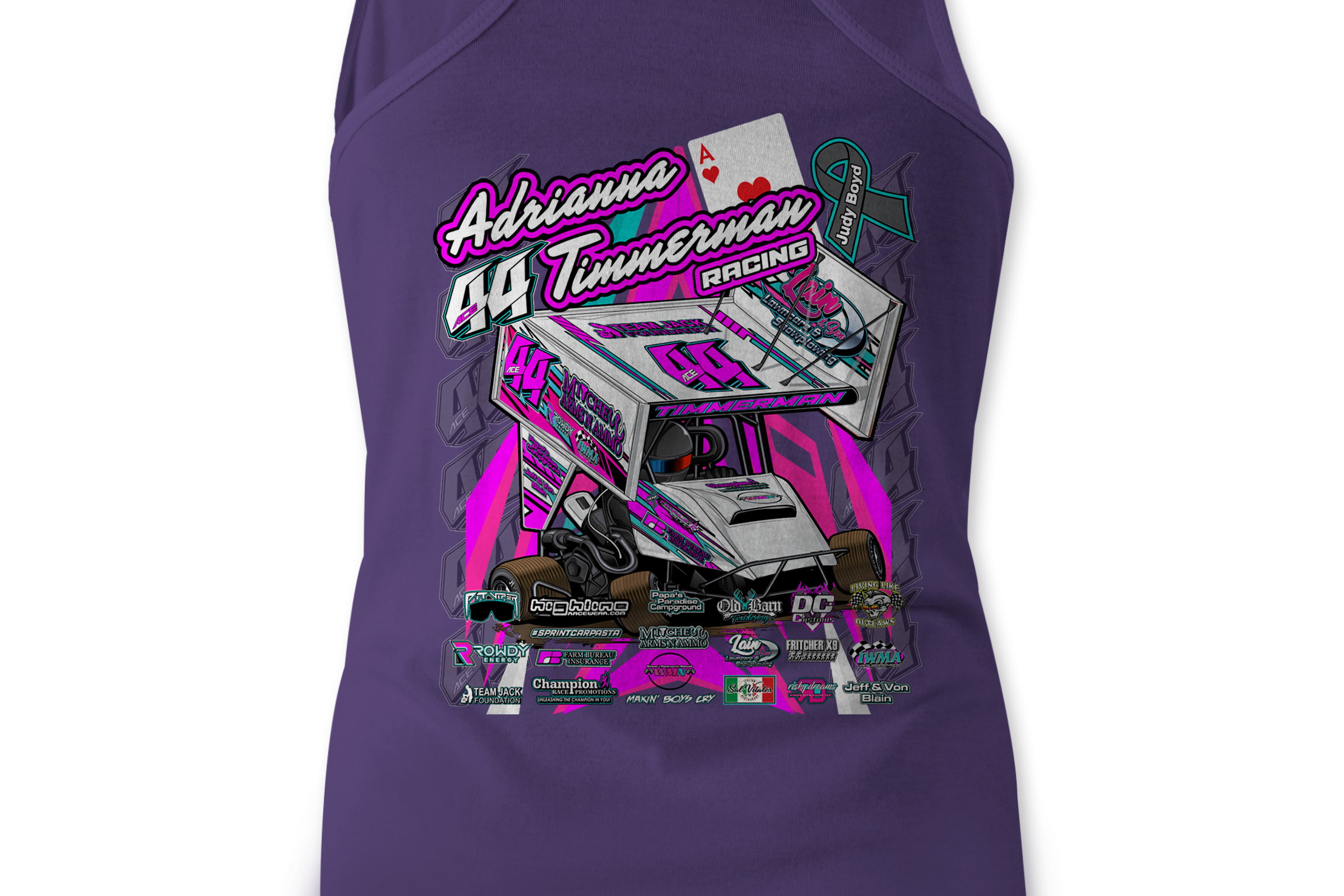 Adrianna Timmerman 2023 Tank Tops Black Acid Apparel