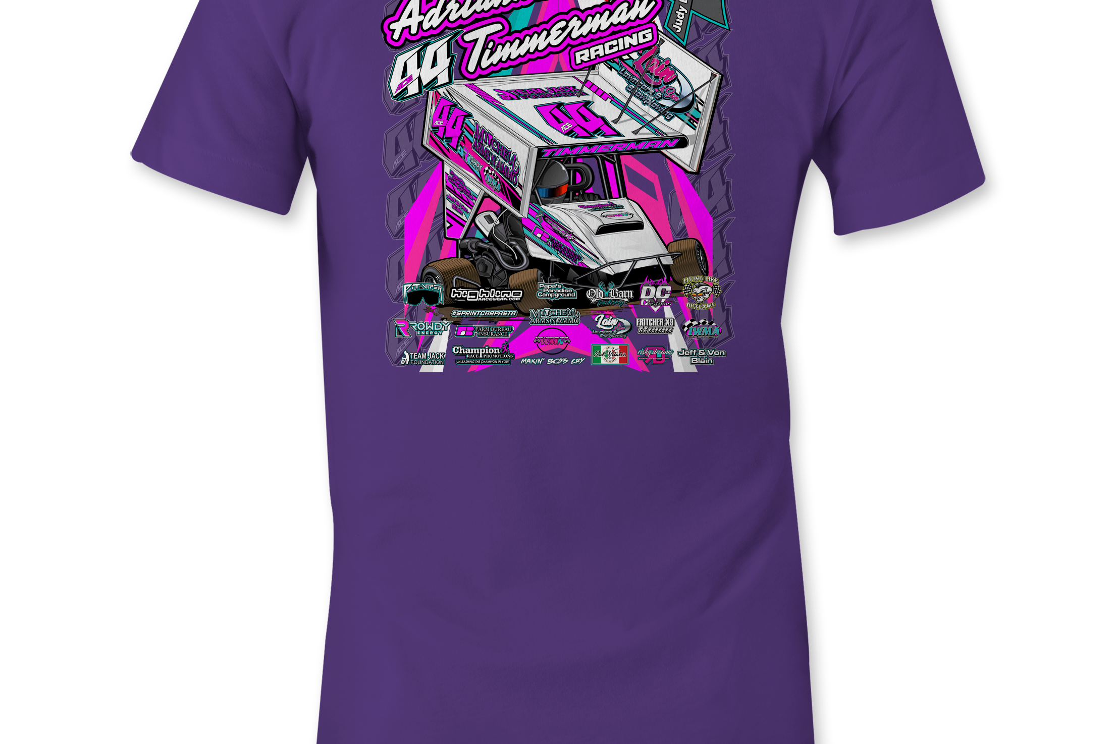 Adrianna Timmerman 2023 T-Shirts Black Acid Apparel