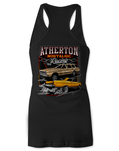 Atherton Nostalgic Racing Tank Tops Black Acid Apparel