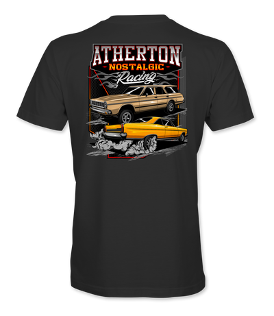 Atherton Nostalgic Racing T-Shirts Black Acid Apparel