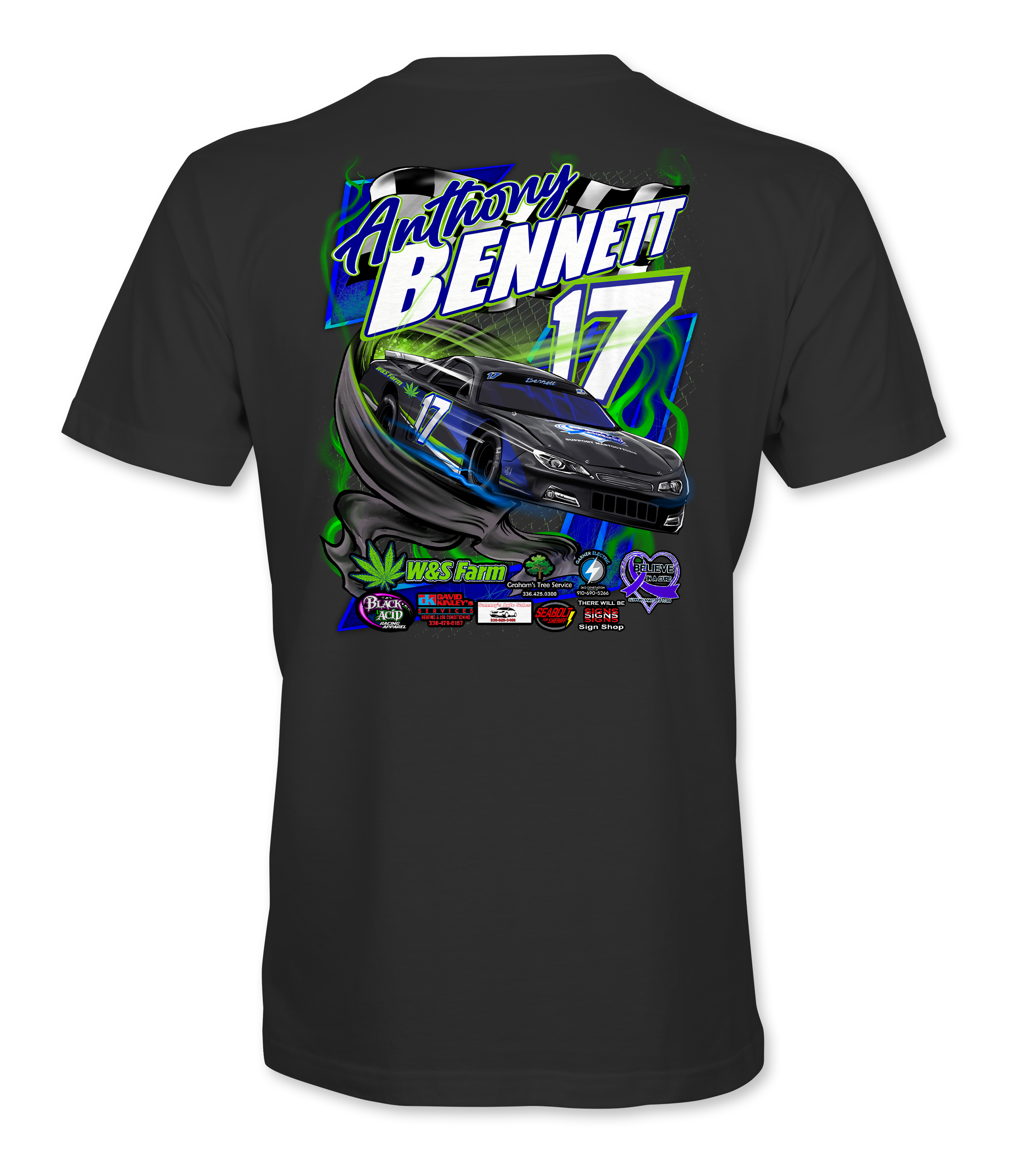 Anthony Bennett 2023 T-Shirts – Black Acid Apparel
