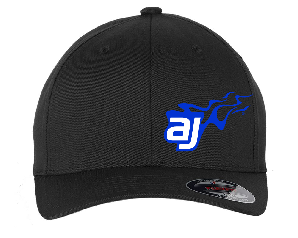 AJ Allmendinger Flexfit Hats Black Acid Apparel