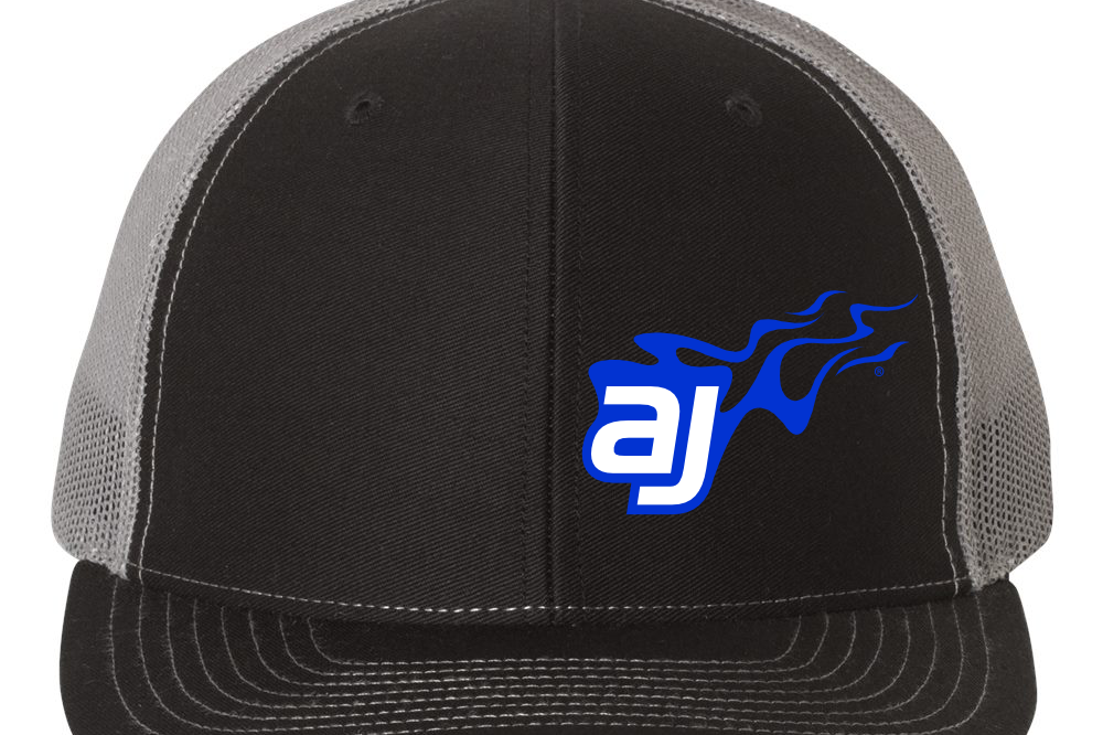 AJ Allmendinger Trucker Hats Black Acid Apparel
