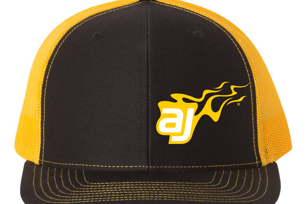 AJ Allmendinger Trucker Hats Black Acid Apparel