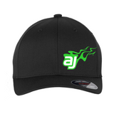 AJ Allmendinger Flexfit Hats Black Acid Apparel