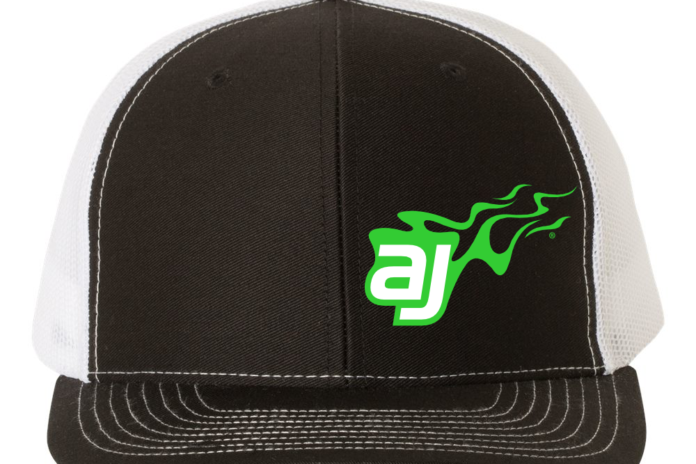 AJ Allmendinger Trucker Hats Black Acid Apparel