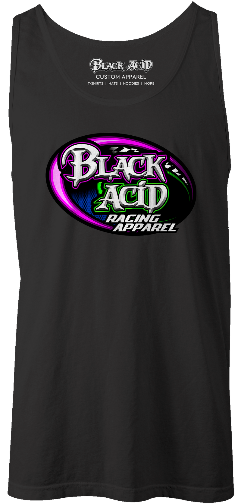 Black Acid Racing Apparel Tank Tops