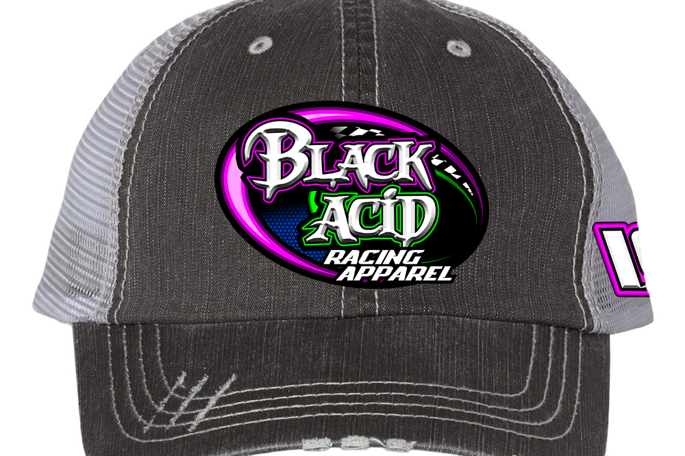 Black Acid Racing Apparel Hats Black Acid Apparel