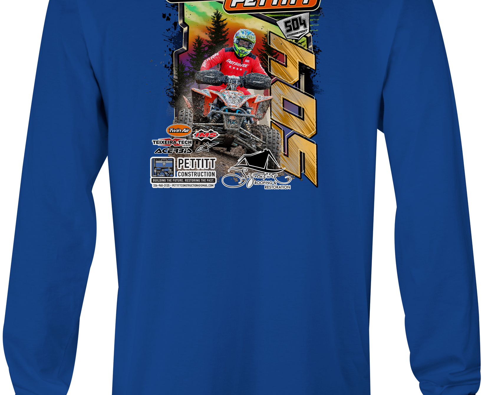 Brandon Pettitt Long Sleeves Black Acid Apparel