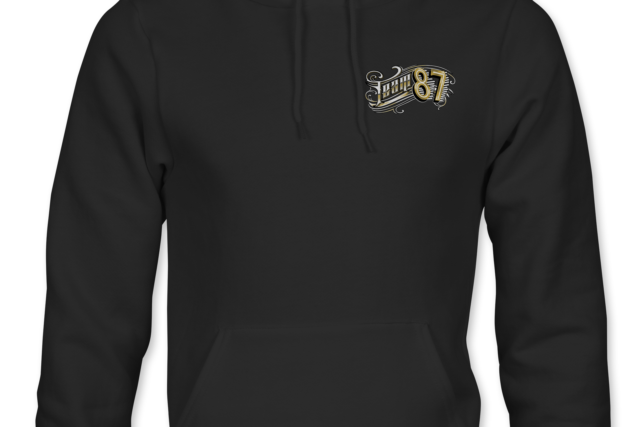 Team 87 Hoodies Black Acid Apparel